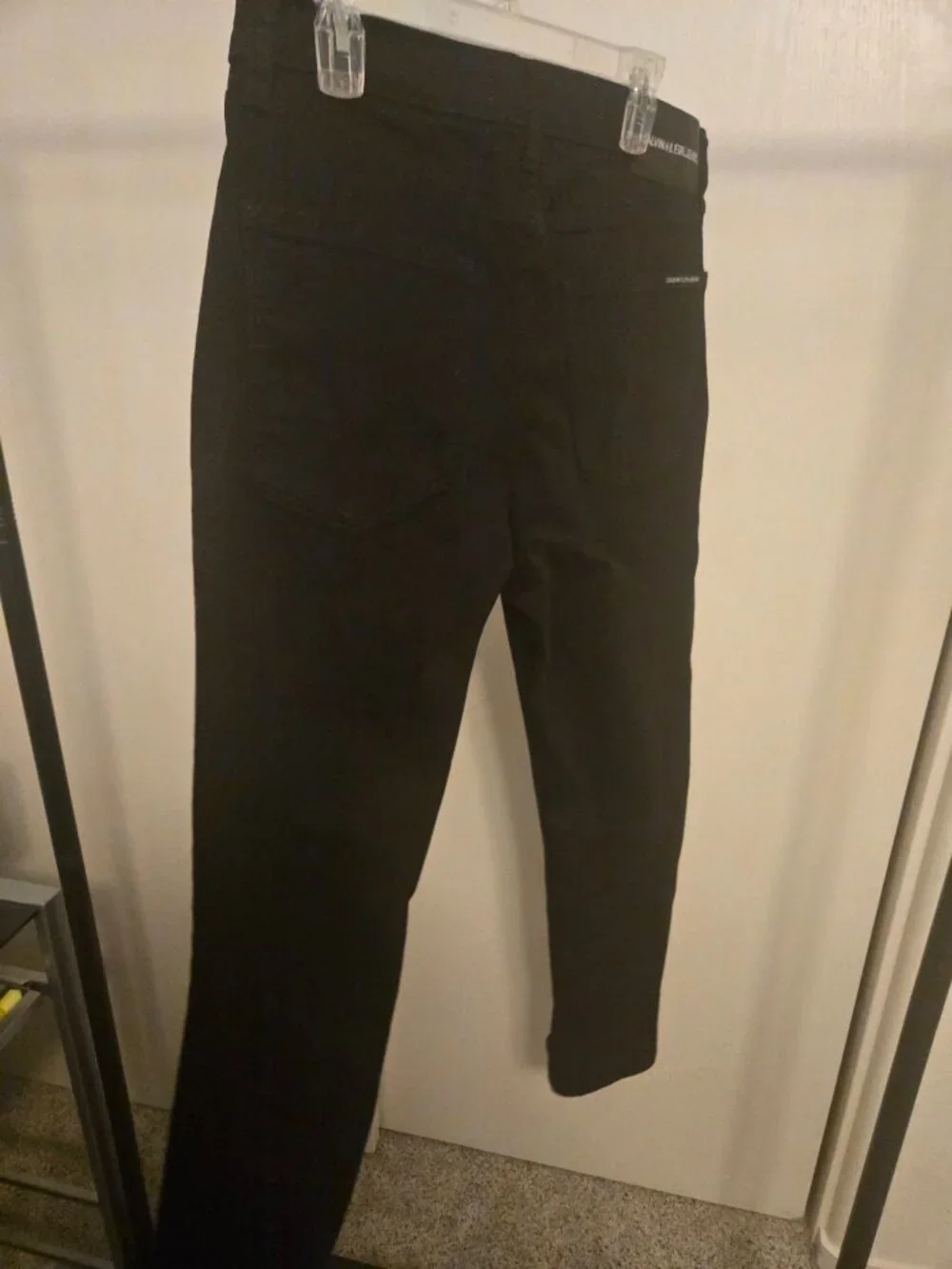 Calvin Kein Men's Straight Fit Jean - Black